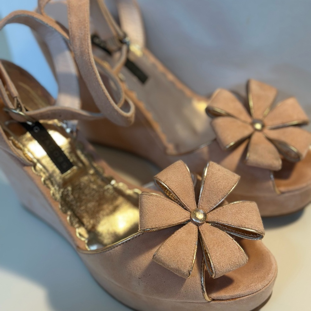 Marc Jacob’s Pink Wedge Sandals